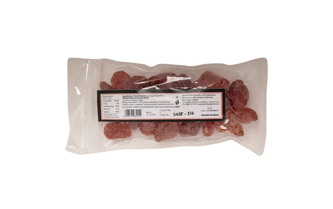 New Tree Dried Strawberry    Shrink Pack  150 grams